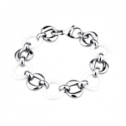 ГРИВНА DARK MOON- CBS 14 WHITE CERAMIC/STEEL